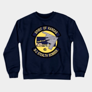 B-2 Stealth Bomber - Kansas Crewneck Sweatshirt